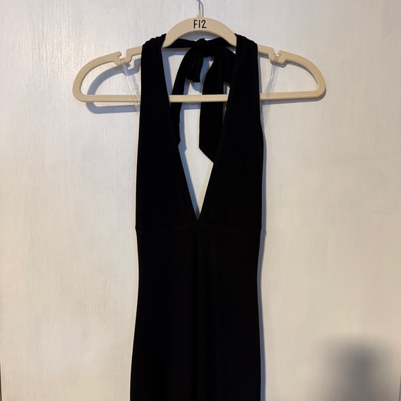 NEW Nookie x REVOLVE Illegal Halter Gown Black Backless Formal Maxi Dress Small - Picture 3 of 6